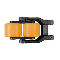 Pallet Truck Wheel Bracket Replacement Wheel Bracket with Mounting Ears Heavy-Duty for Maintenance Technicians, Warehouse Managers