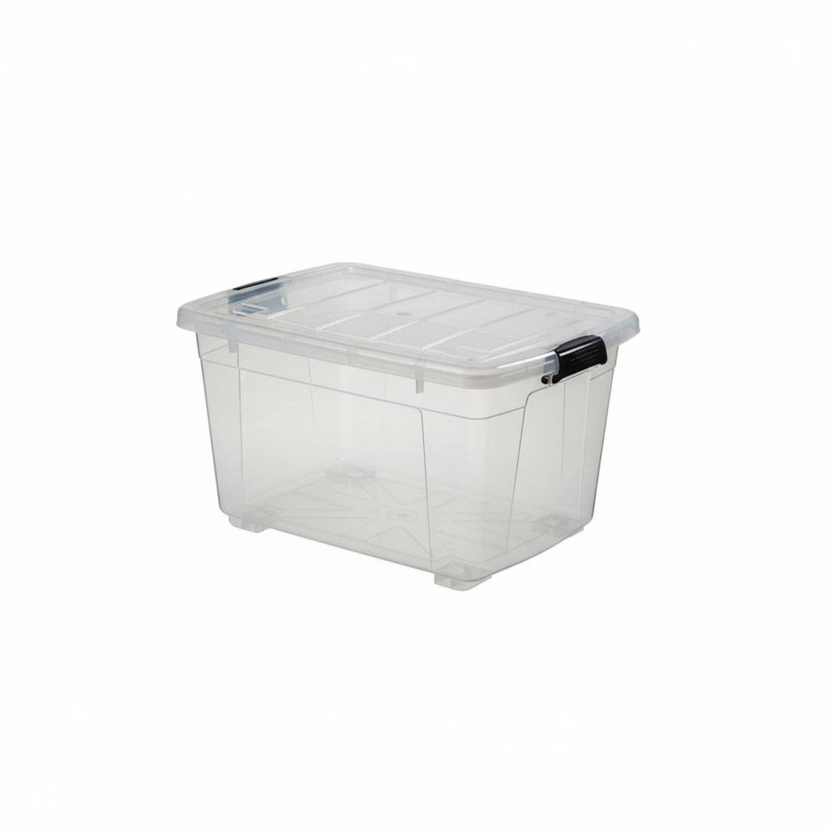 See-Through Design Wheeled Storage Box Large Capacity Clear Container with casters Thickened Construction Home Organization Portable for Homeowners, Apartment Dwellers, Playroom, Bedroom, Closet, Living Room