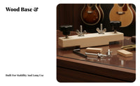 Long-Lasting Construction Guitar Bridge Clamp Wear-Resistant Acoustic Guitar Bridge Repair Jig Easy To Use for Guitarists, Workshop