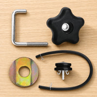 Compatible Snowblower Handle Knob with Bolt Threaded Snow Blower Handle Bolt Kit Repair Fastener Interchangeable