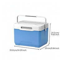 Insulated Ice Storage Bin Food Grade Portable Chilled Container Thick Insulation Layer Outdoor Gear for Street Vendors, Drivers, Market Stall, Camping