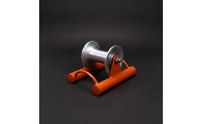 Straight-Run Cable Pulley Anti-Friction Cable Guide with Frame Low Power Level Hardware for Wire Laying, Job Sites