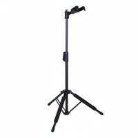 Padded Protection Gravity Lock Guitar Stand Height Adjustable Vertical Floor Guitar Holder Foldable Design Universal Instrument Stand for Stage Performance