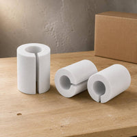 12 Pieces Curtain Rod Spacer Clip Easy Install Foam Curtain Rod Clip No Snagging Window Hanging Hardware