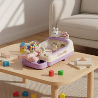 Educational Marble Game Interactive Desktop Ball Toy Rounded Edges Ball Blaster Arcade Game Lights and Sounds for Toddlers