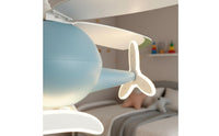 Kids Overhead Fan Light Airplane Overhead Fan Airplane Chandelier for Children
