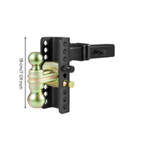 Hitches with Locking Pins Multi-Hole Adjustable Hitches Ball Mount Rugged for Drivers