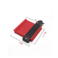 Multi-Functional Contour Gauge Metric and Imperial Scale Locking Profile Gauge High Precision Irregular Shape Tracer Long-Lasting ABS Material for Woodworkers, Craftsmen, DIY Enthusiasts, Carpentry, Tiling, Flooring Installation, Workshop