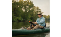Kayak Fishing Rod Holder Swivel Rod Holder with Round Base Hardware Secure Heavy-Duty for Fishermen, Boats