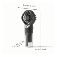 Handheld Misting Fan Small Portable Misting Fan Cooling for Commuters