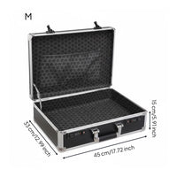 Combination Lock Case Keyless Security Aluminum Briefcase Metal Frame for Office