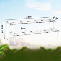 12-Hole Acrylic Transparent Ice Cream Cone Display Stand
