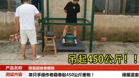 卷霸大棚手动卷膜器养殖场卷帘机猪场温室通风设备配件放风机