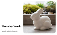 Desktop Ceramic Planter Japanese Design Miniature Floral Vase Versatile Decor Small Ceramic Vase for Living Room, Bookshelf, Office Desk