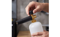 Easy to Fill Car Wash Foam Cannon Heavy-Duty Foam Cannon with Adjustable Nozzle Long-Lasting Sprayer with Quick-Connect Fitting Handheld for Driveway, Garage