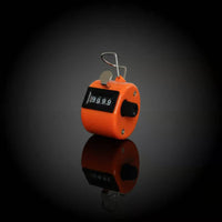 Mechanical Hand Tally Counter Easy One-Handed Use 4-Digit Mechanical Counter Quick Reset Knob Counting Device