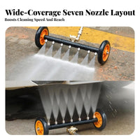 2-in-1 Undercarriage Cleaner 4000 PSI Versatile Function Undercarriage Cleaner Easy to Convert Car Underbody Washer for Driveway, Patio, Garage