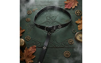 Long Strap Gaelic Waist Belt Hanging Tail Medieval Costume Belt for Cosplayers, Cosplay