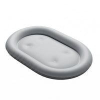 Raised Rim Oval Pet Bed Soft Oval Feline Bed Easy to Clean Cushion Nest Washable