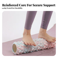 Aids Muscle Recovery Foam Roller Increases Flexibility Stretching Pillar Relieves Lactic Buildup for Beginners, Athletes, Post-Workout, Gym