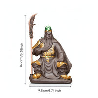 Guan Yu Figurine Traditional Warrior Figurine Decorative for Desk