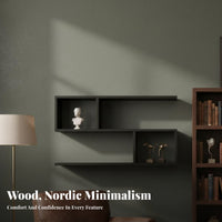 Floating Storage Cubes Space-Saving Wall Cabinet Easy to Assemble for Bathroom