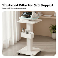 Cosmetic Treatment Trolley Multi-Functional Esthetician Rolling Trolley Mobile Spa Equipment Stand Lockable Casters