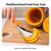Pumpkin Scraper Multi-Functional Pumpkin Center Remover Stainless Steel Carving Spoon Easy to Clean Stainless Steel Center R