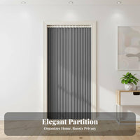Accordion Door Curtain No-Drill Installation Accordiondesign Divider for Renters