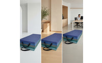 Folding Exercise Mat Cushioned Folding Workout Mat Compact for Dance Practice