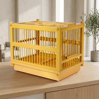 Bird Bathing Cage for Medium Birds, Metal Bird Washing Cage and Shower Enclosure, Indoor Bird Cage Accessory for Your Pet Bird Bath Setup