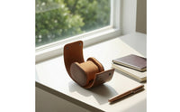 Single Watch Travel Case Portable Watch Roll with Cushion Luxurious Portable Storage Compact Organizer for Drawer