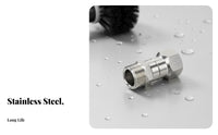 M22 Rotating Adapter Rustproof Stainless Steel Quick Connect Fitting Stainless Steel Swivel Adapter for Professional Cleaners