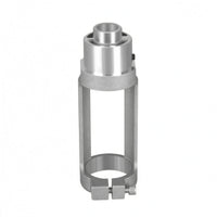 Aluminum Square-Hole Drilling Bracket Open-Frame Square Hole Drill Mounting Bracket Cylindrical Collar Power Tool Accessory 18 Mm Opening