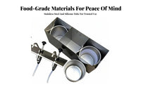 Precise Dispensing Stainless Steel Sauce Pump Sturdy Construction Commercial Condiment Pump Easy to Clean for Caterers, Concession Stands