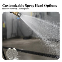 Multi-Purpose 1/4 Inch Quick Connect Nozzle Gentle Irrigation Pressure Washer Shower Head Easy to Install for Gardeners, Garden Watering