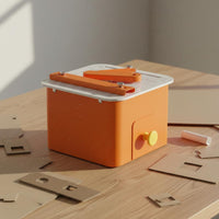 Gift Idea Kids Cardboard Cutter No Sharp Rim Child-Safe Cardboard Cutter Creative Fun Easy to Grip for Children, Home Project