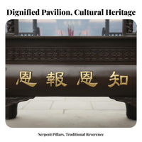 Rectangular Dragon Censer Ornate Craftsmanship Large Temple Ceremonial Scent Burner Outdoor Cast Iron Ceremonial Scent Burner for Ancestral Temples
