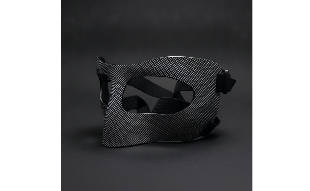Checkered Safeguarding Face Mask Secure Nose Guard Face Mask Comfortable Safeguarding Nose Guard Non-Obstructive for Athletes