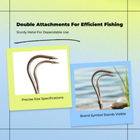 Stainless Steel Double Prong Fishing Tool, Outdoor, Barbed