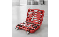 Mechanics Tool Set 82-Piece Socket and Ratchet Set Alloy Tool Steel Tool Kit with Carrying Case for Home Mechanics, Auto Repair, Car Maintenance