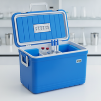 Portable Medical Insulated Cooler Box for Biological Samples, Breast Milk, and Insulin Transport, 33L