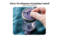 Glass Seasoning Control Bottle Food Grade Materials Stainless Steel Seasoning Jar Sealed and Humidity-Resistant Seasoning Control Bottle