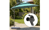 Umbrella Handle with Mounting Bar Easy to Install Umbrella Fixed Handle Hardware Heavy-Duty Long-Lasting for DIYers