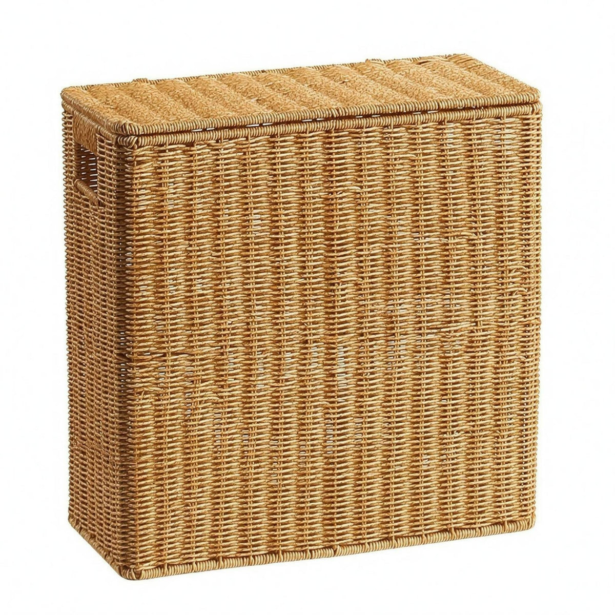 Braided Container Box Handwoven Home Organizer Boho Style