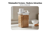 Moisture-Proof Rice Storage Bin with Measuring Cup Leakproof Rice Storage Container Safe for Kitchen Countertop, Cupboard