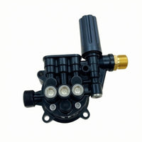 Multiple Connection Ports 12 Mm Stem-Clamp Pump Head Threaded Metal Outlet Pressure-Regulating Pump Head Adjustment Knob Car Washer Part Mounting Ears