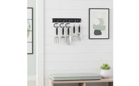 Garden Tool Rack Metal Garden Tool Holder Space Saving Mop and Broom Holder