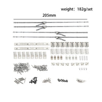 Trailer Rear Door Hardware Realistic Model Truck Hardware Kit Detailed for Hobbyists