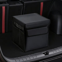Car Trunk Organizer with Lid Foldable Car Trunk Organizer Foldable Storage Box with Lid for Drivers, Commuters